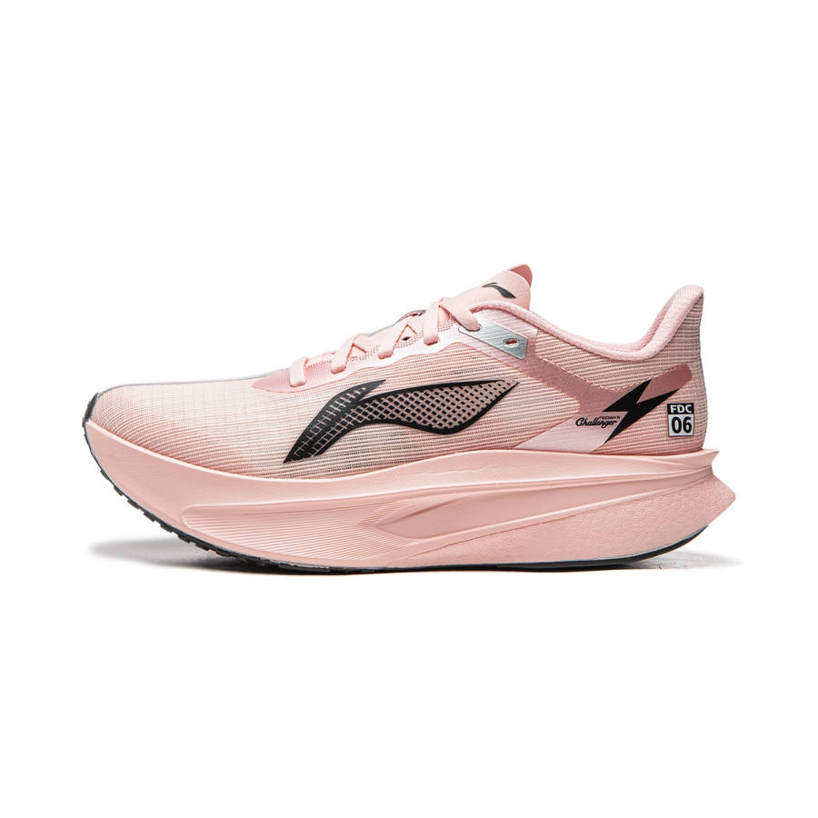 Li-Ning Li Ning Feidian 6 Challenger Running Shoes Women's Low Top Rouge Pink