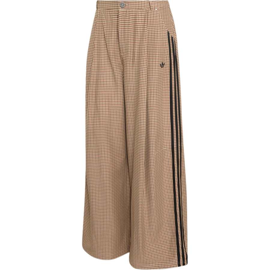 Adidas Originals Loose Sports Pants Women's Flax Crystal Brown/Aurora Brown/Green/Vermilion Moderate