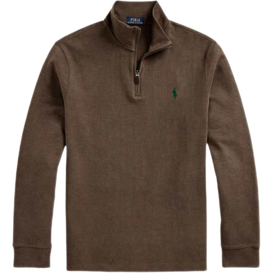 Polo Ralph Lauren Sweatshirts Men's Brown Stand Collar Moderate Straight Fit