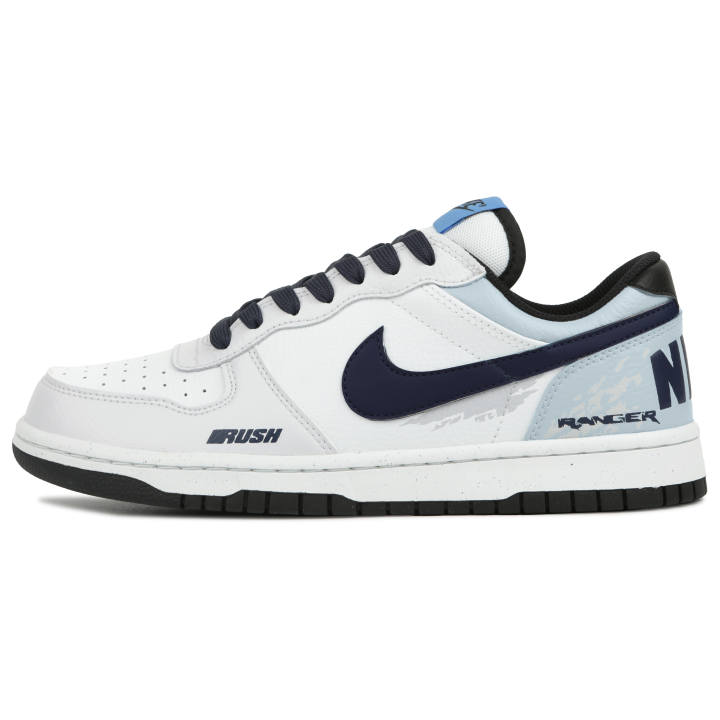 Nike Nike Big Skateboard Shoes Men's Low Top Blue/White
