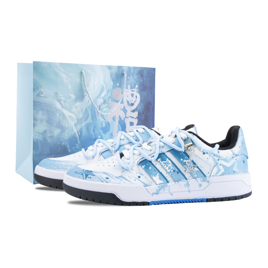 Adidas Adidas ENTRAP Skateboard Shoes Unisex Low Top White/Blue