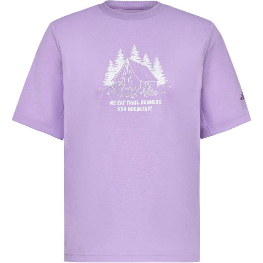 Adidas Adidas Terrex T Shirts Women's Powder Plum Purple Crew Neck Moderate