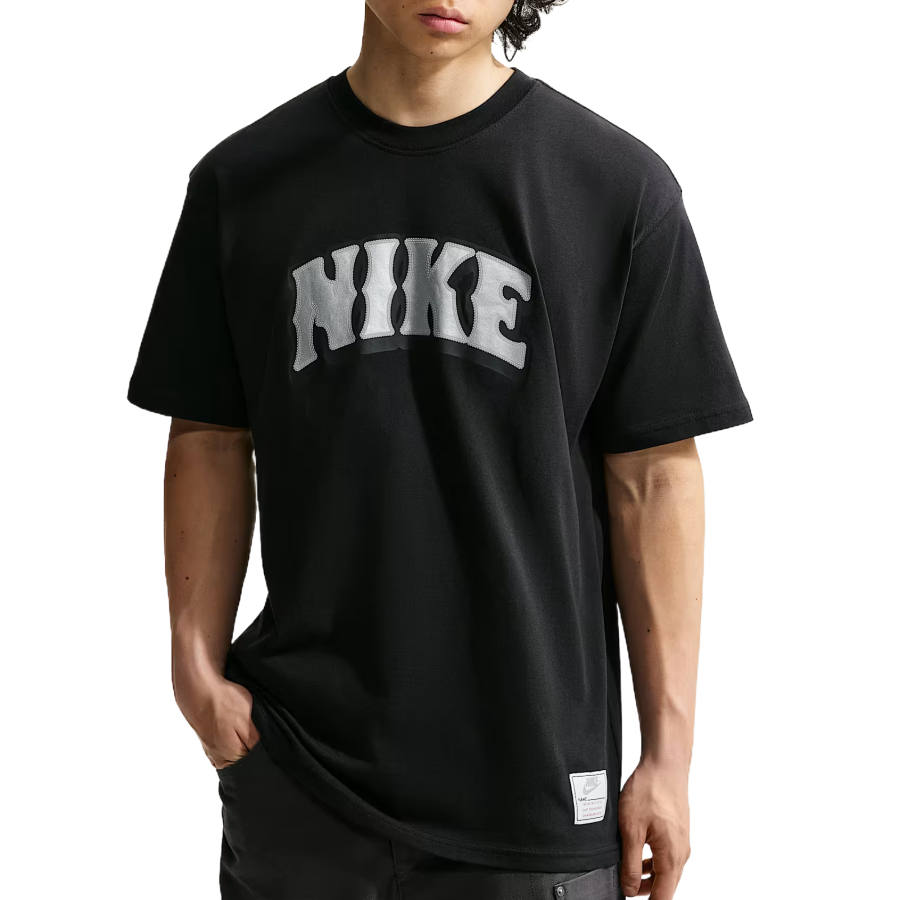 Nike Nike Sportswear T Shirts Men's Black Crew Neck Moderate
