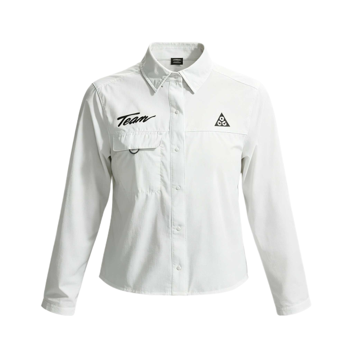 Nike Nike ACG Running Jackets Women's Peak White/Black Lapel Moderate Other