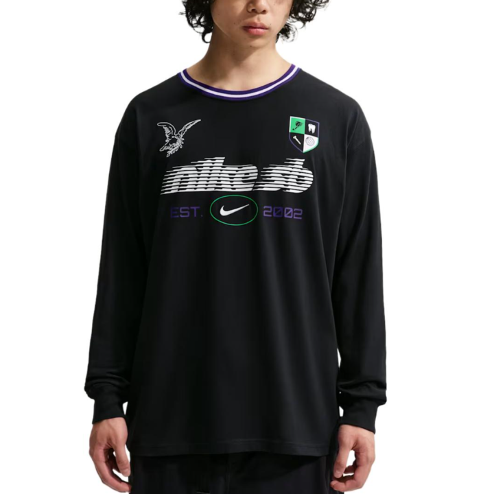 Nike Nike SB T Shirts Men's Black Crew Neck Moderate