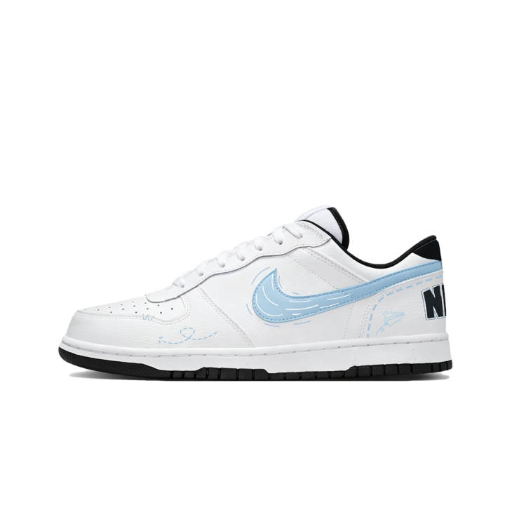 Nike Nike Big Skateboard Shoes Men's Low Top Blue