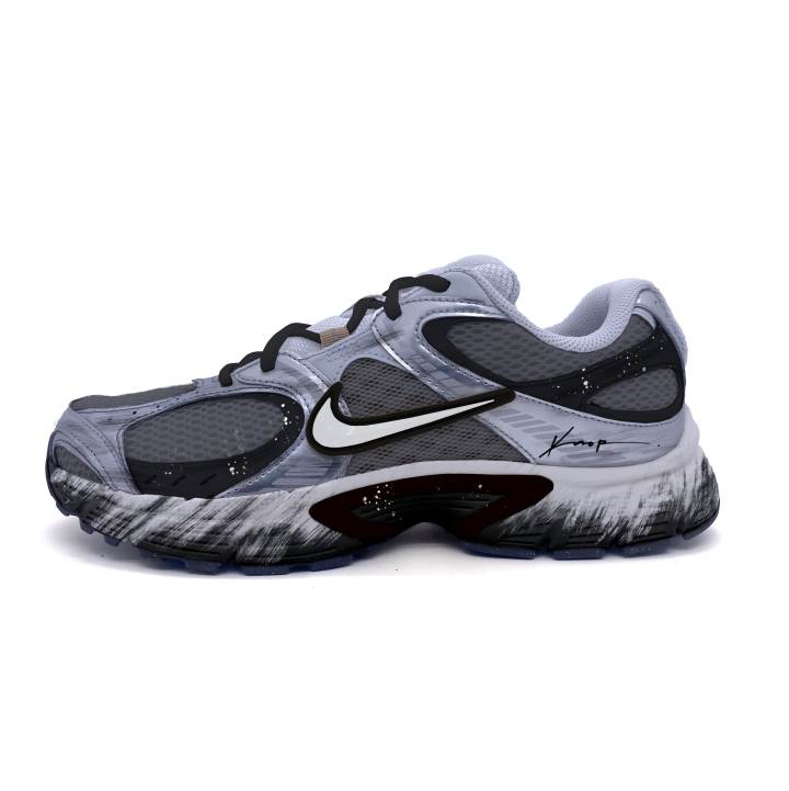 Nike Nike V5 RNR Running Shoes Unisex Low Top Gray Black Silver Gradient Distressed Colorway