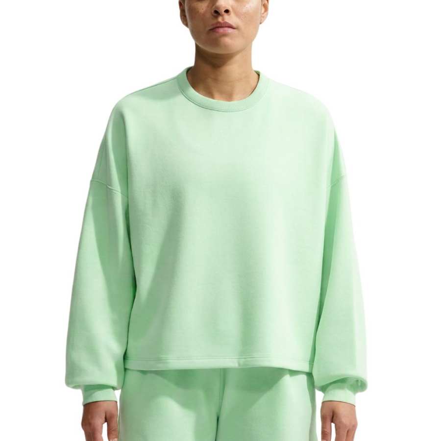 Nike Nike 24.7 Quick Dry T Shirts Women's Cucumber Green/Mystic Multicolor Green Crew Neck