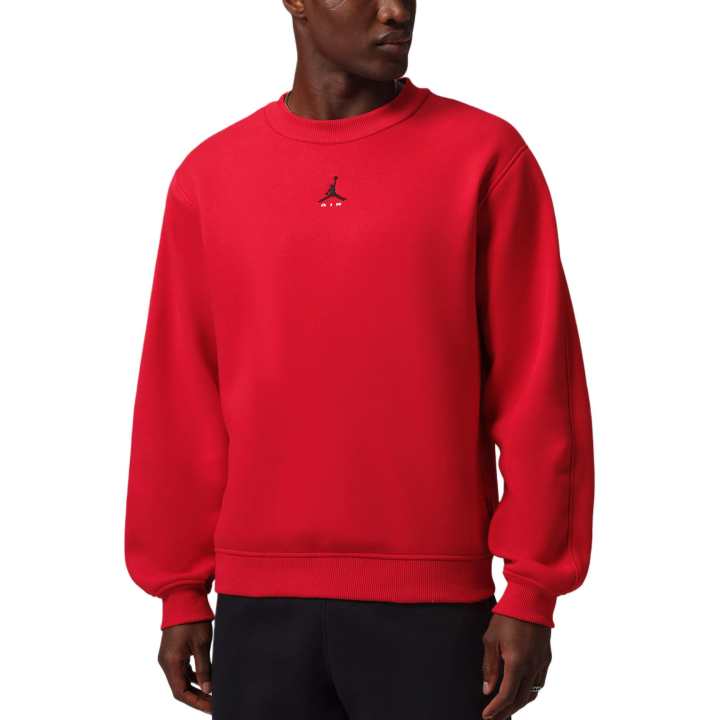 Jordan Jordan Sweatshirts Men's University Red/Black Crew Neck Moderate