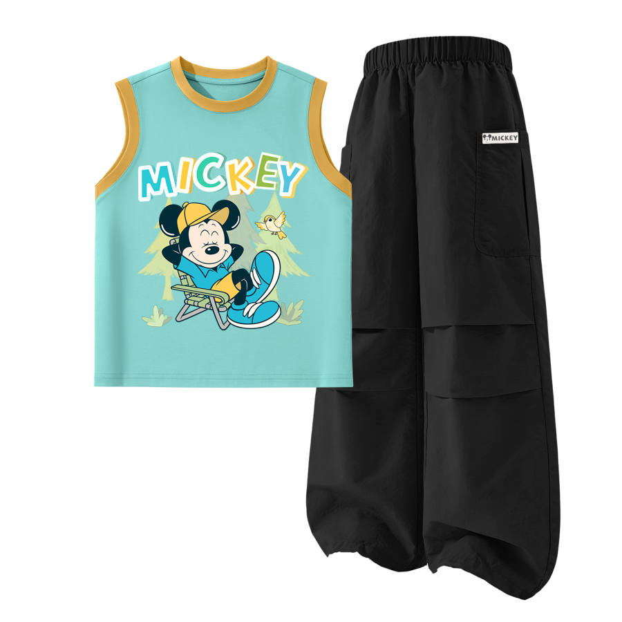 Disney Kids Casual Sportswear Crew Neck Thin Stretch Breathable