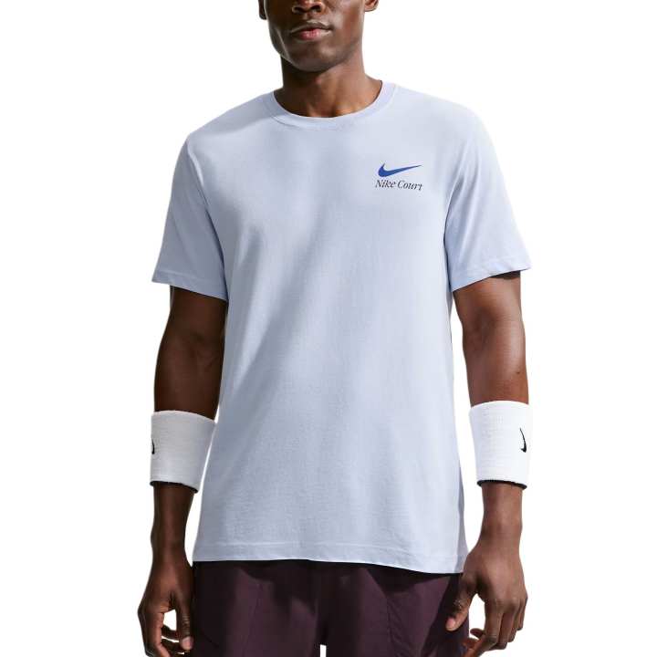 Nike Nike Court Tennis Tops Men's Light Purple Crew Neck Moderate