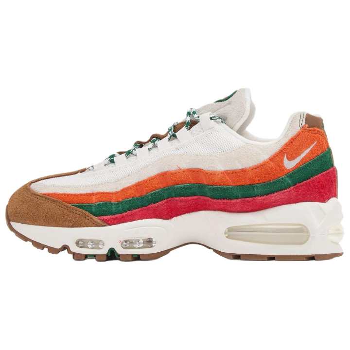 Nike Nike Air Max 95 Running Shoes Men's Sail White Bright Orange