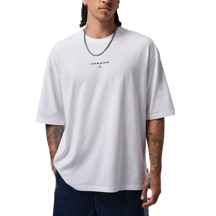 Jordan Jordan T Shirts Men's White Crew Neck Moderate