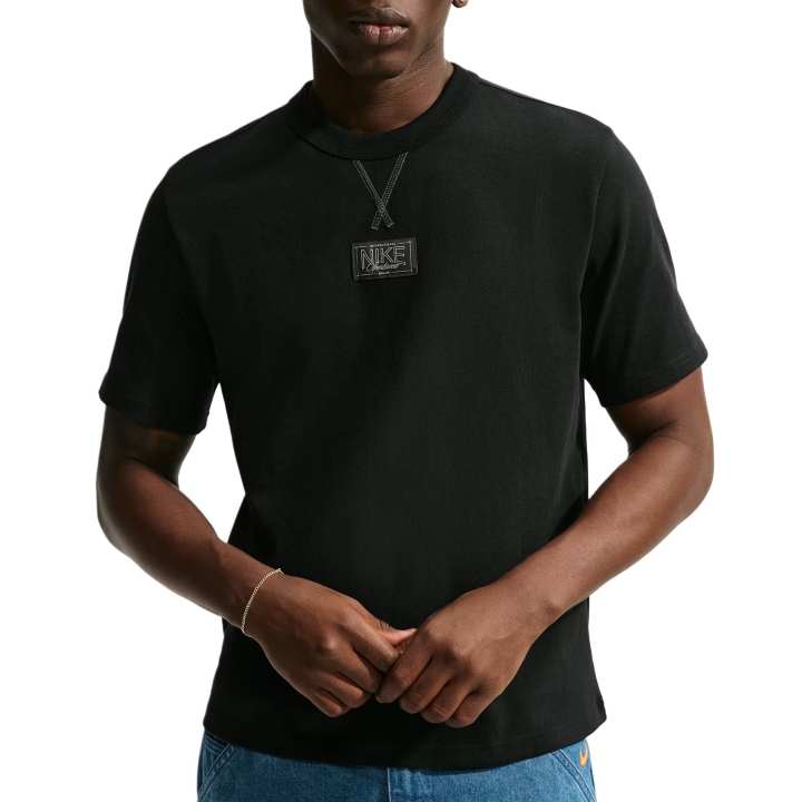 Nike Nike Sportswear T Shirts Men's Black Crew Neck Moderate