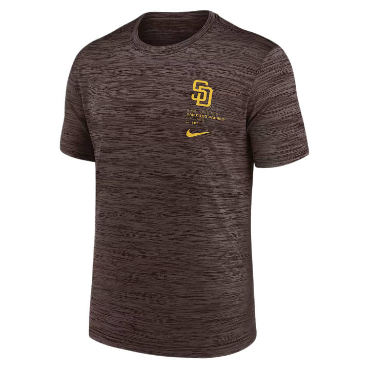 Nike Nike X MLB Dri Fit T Shirts Men's Brown Crew Neck Moderate