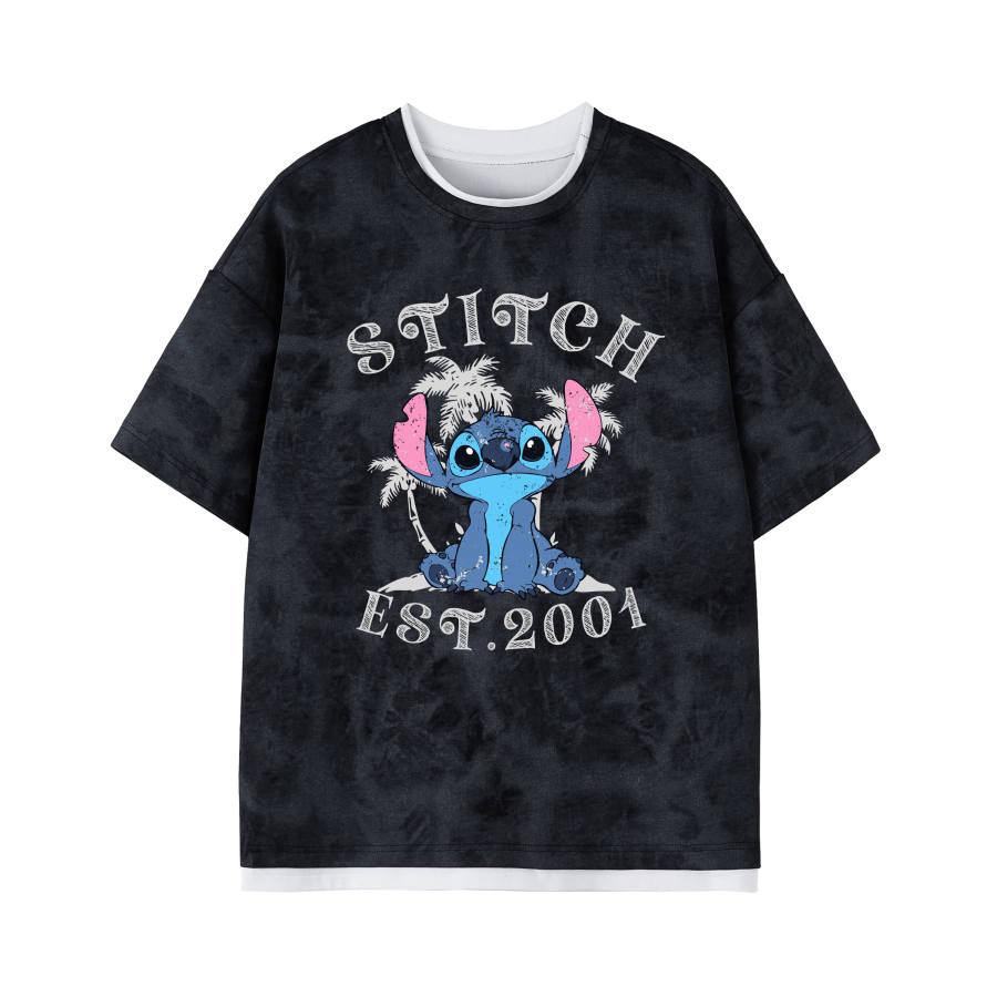 Disney T Shirts Unisex Crew Neck Moderate Straight Fit