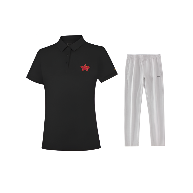 Li-Ning Li Ning Casual Sportswear Men's Polo Collar Moderate
