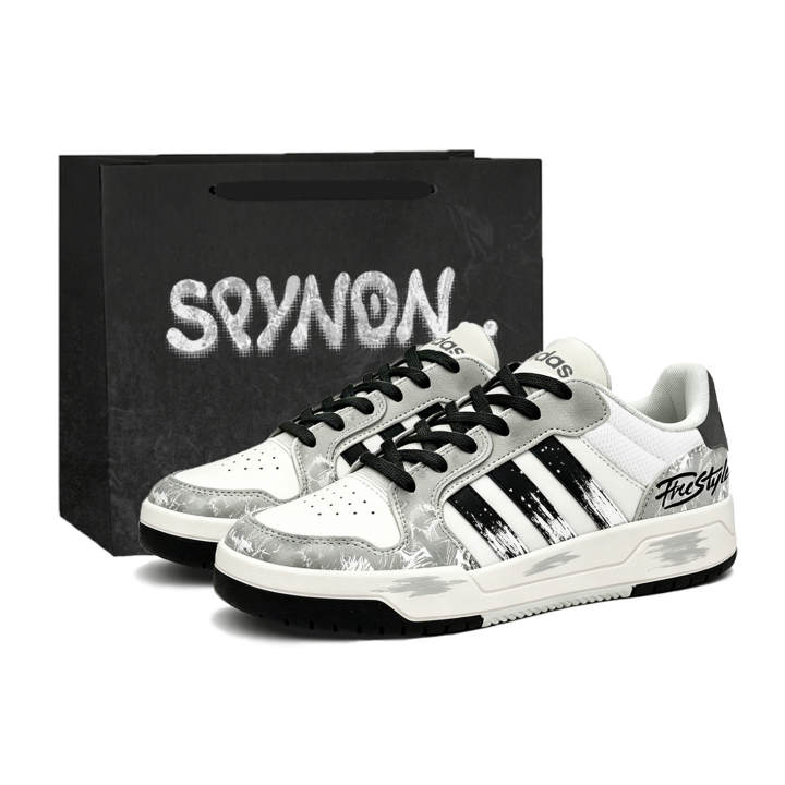 Adidas Adidas ENTRAP Skateboard Shoes Unisex Low Top Gray/White/Black