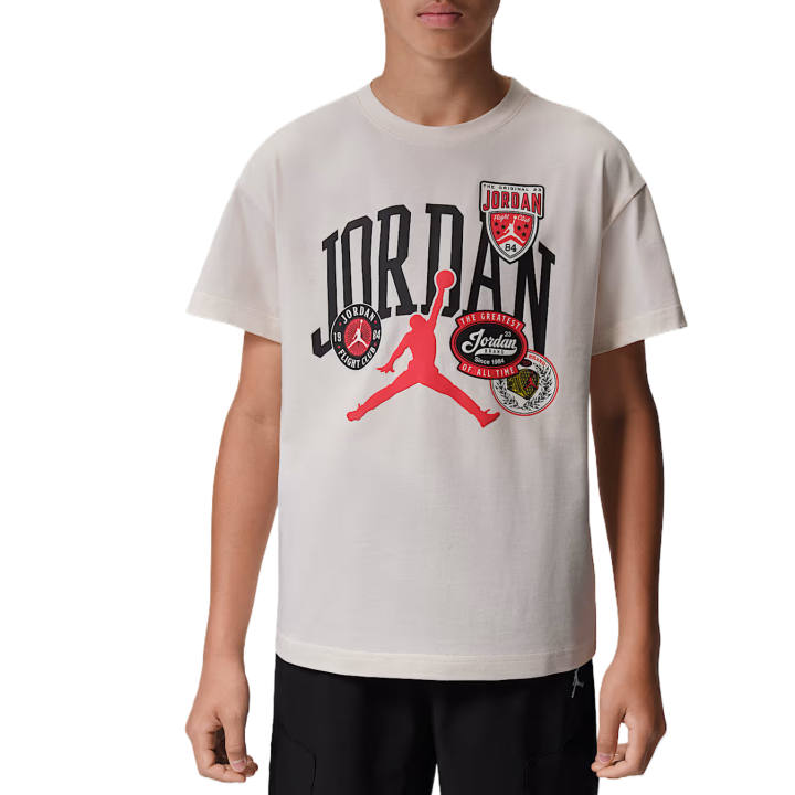 Jordan Jordan Kids T Shirts Crew Neck Moderate