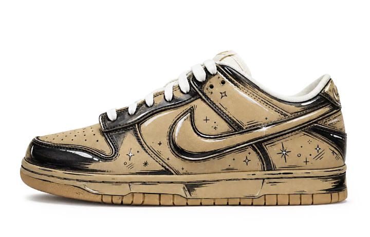 Nike Nike Dunk Skateboard Shoes Men's Low Top Brown/Black