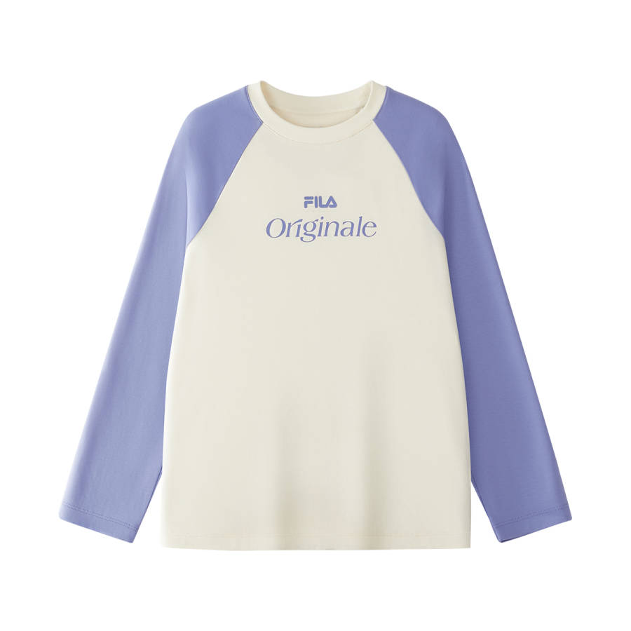 FILA KIDS T Shirts Crew Neck Thin Stretch