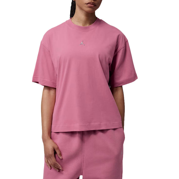 Jordan Jordan T Shirts Women's Desert Berry Crew Neck Moderate