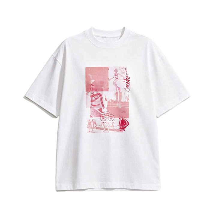 Nike Nike Sportswear T Shirts Women's White Crew Neck Moderate