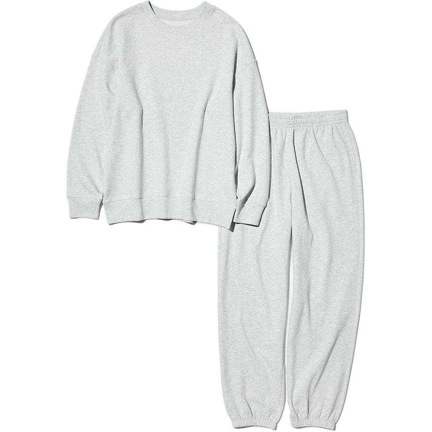 UNIQLO SS26 Casual Suits Women's 03 Gray Crew Neck