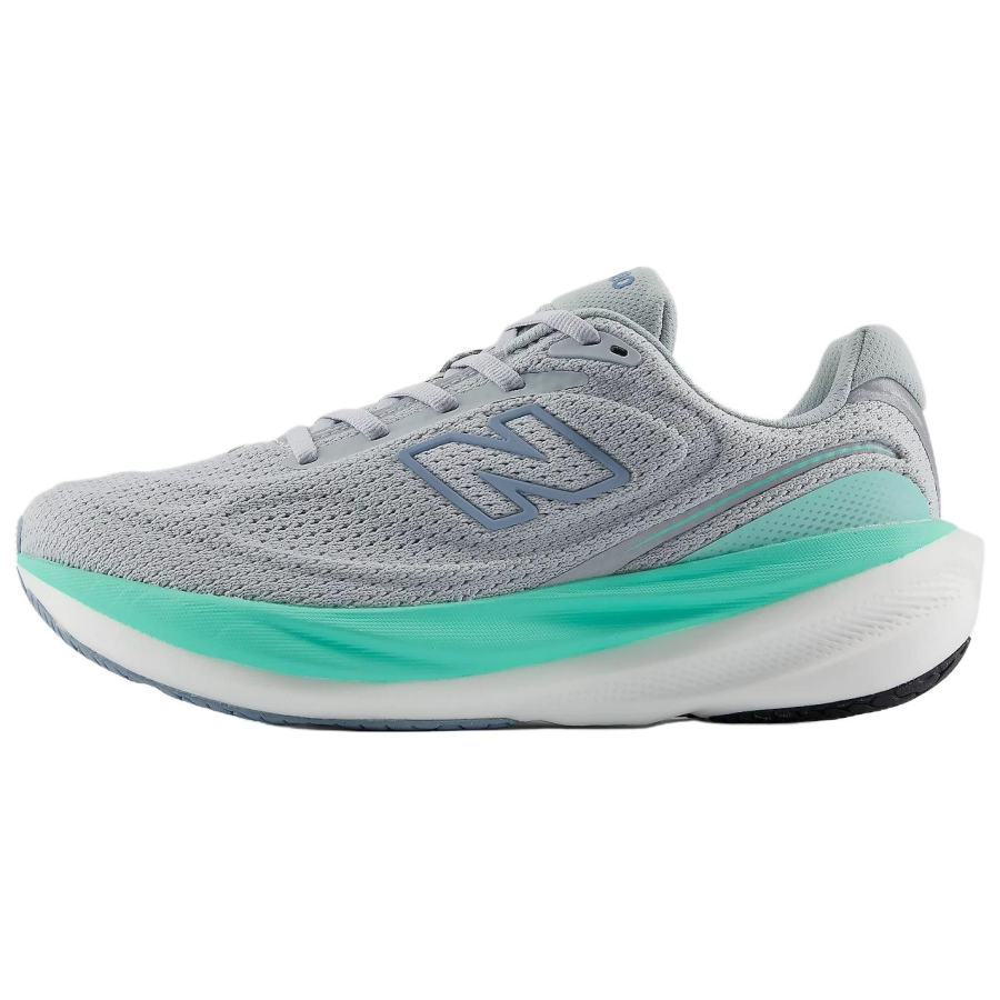 New Balance New Balance 1080v15 Running Shoes Women's Light Zinc Blue, With Bright Mint Green