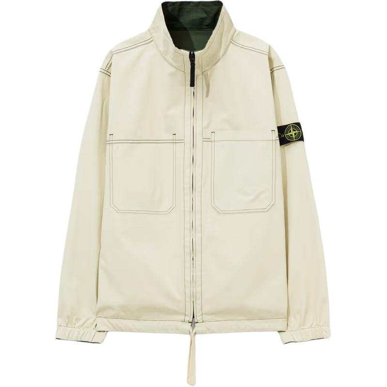 New Balance New Balance X STONE ISLAND Stone Island Jackets Men's White Stand Collar Moderate Other