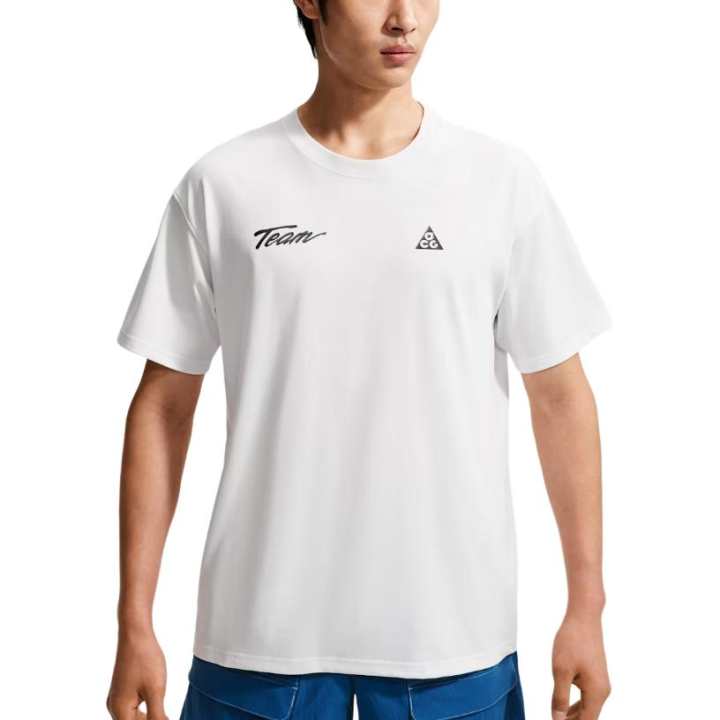 Nike Nike ACG T Shirts Men's Summit White Crew Neck Moderate