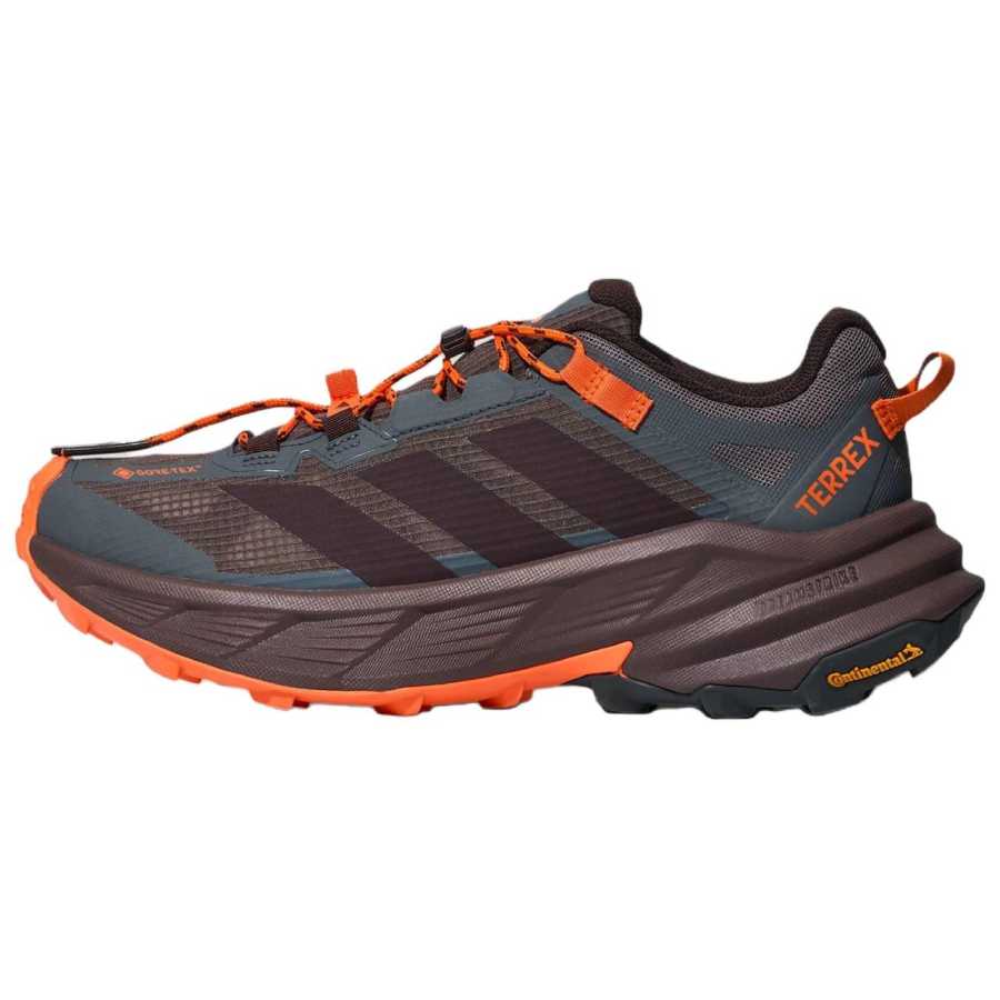 Adidas Adidas Terrex Freehiker SL Mountaineering & Hiking Shoes Unisex Charcoal Gray/Dark Brown/Impact Orange