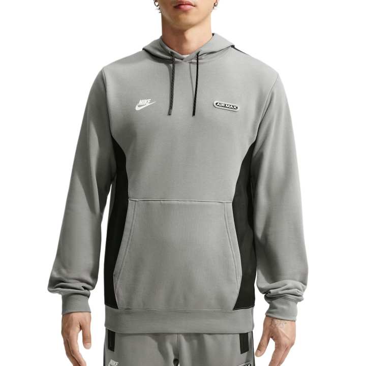 Nike Nike Sportswear Sweatshirts Men's Dark Gray Mud/Black/Black Hooded Non Detachable Moderate