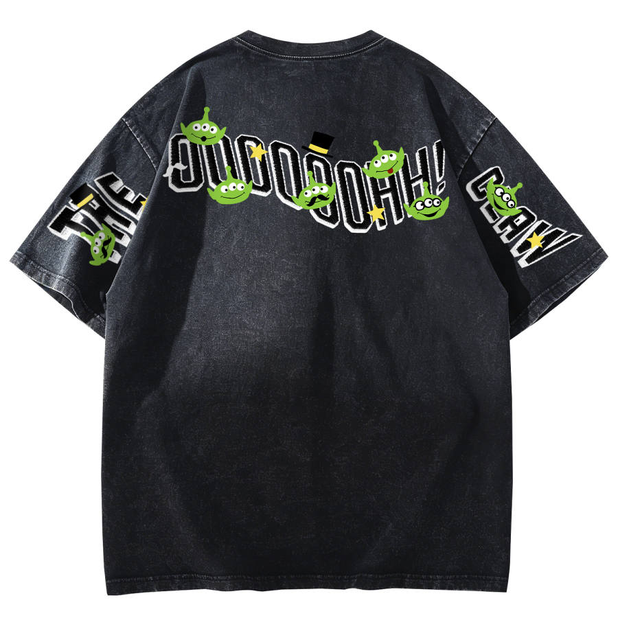 Disney T Shirts Unisex Crew Neck Thin Straight Fit