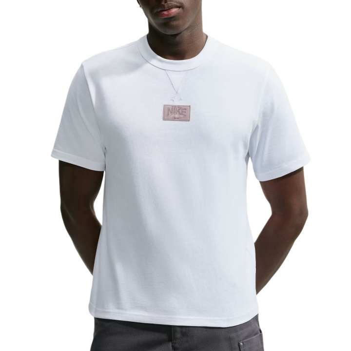Nike Nike Sportswear T Shirts Men's White Crew Neck Moderate