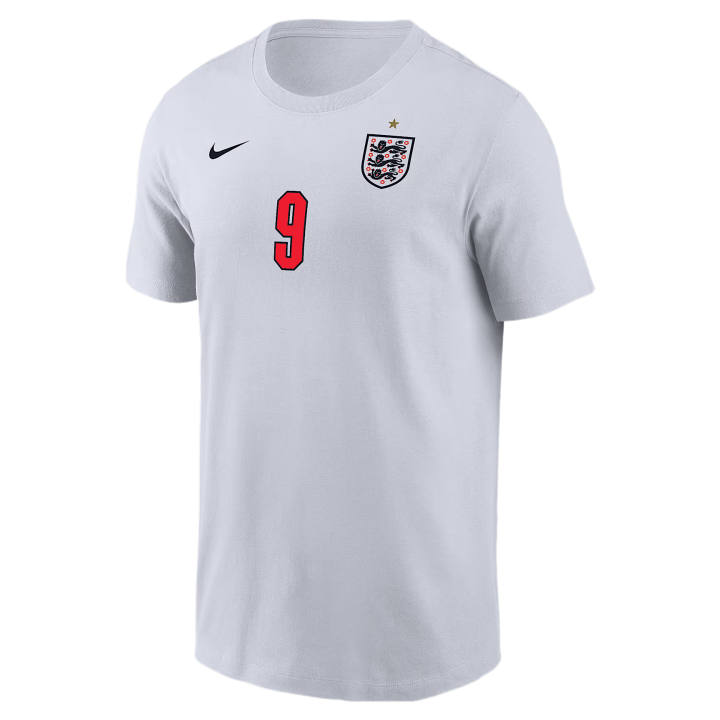Nike Nike England T Shirts Men's White Crew Neck Moderate