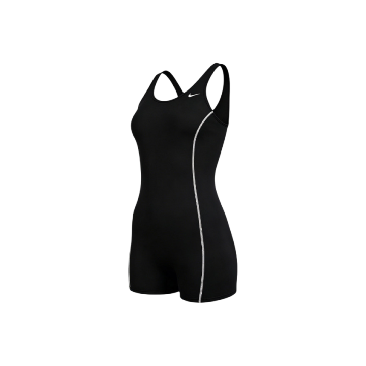 Nike Nike One Piece Swimsuits Women's 001 Black Square Leg One Piece Swimsuit