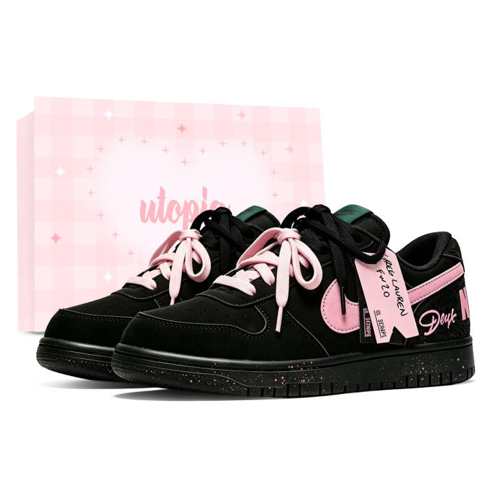 Nike Nike Big Low Lux Skateboard Shoes Men's Low Top Pink