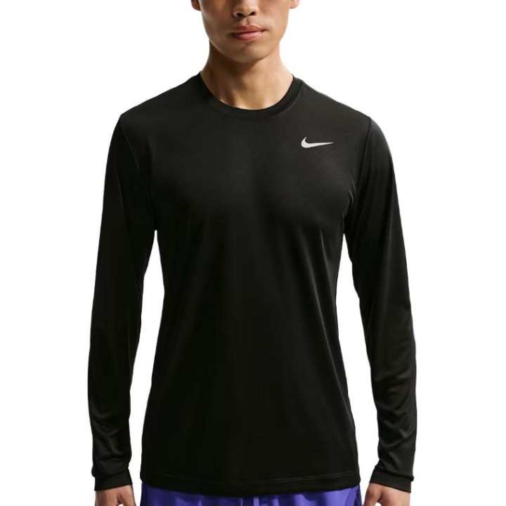 Nike Nike Quick Dry T Shirts Men's Black Crew Neck