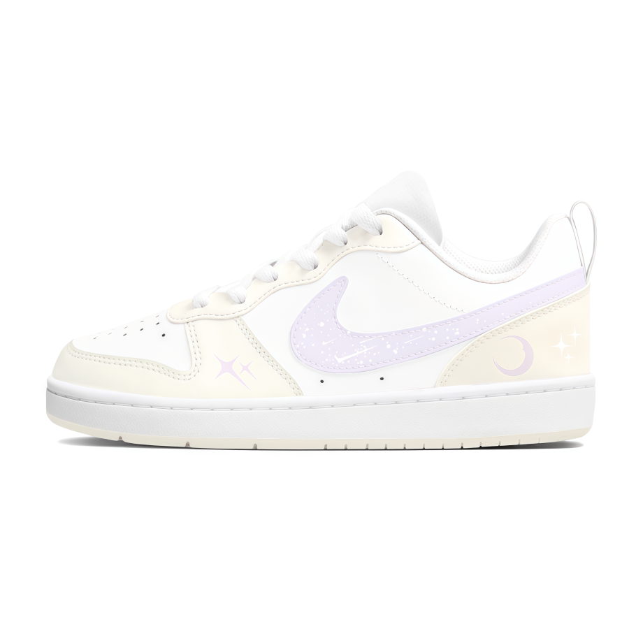 Nike Nike Court Borough Skateboard Shoes Women's Low Top Custard