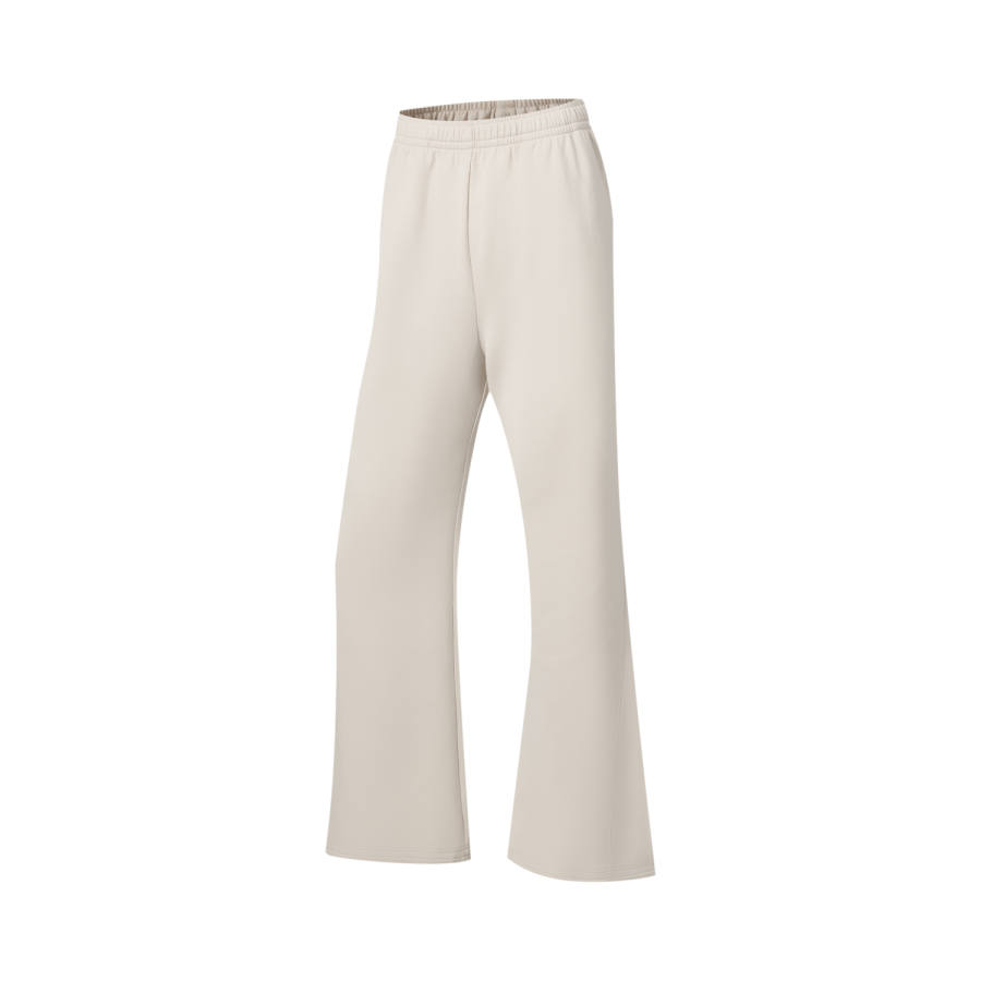 Li-Ning Li Ning Fitness Series Casual Pants Women's Heron White Gray Moderate Flared Pants