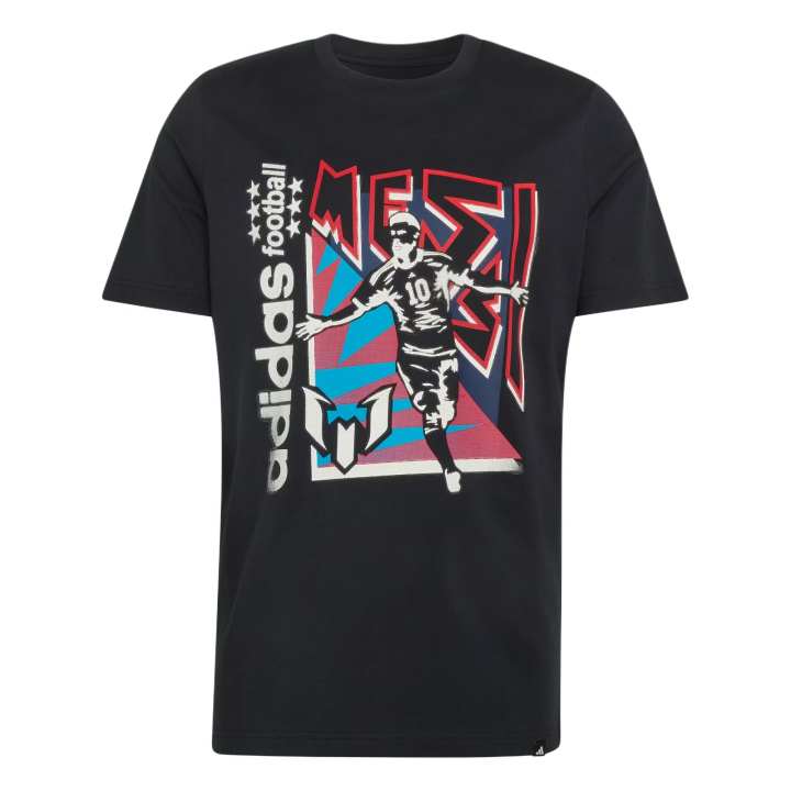 Adidas Adidas X MESSI T Shirts Men's Black Crew Neck
