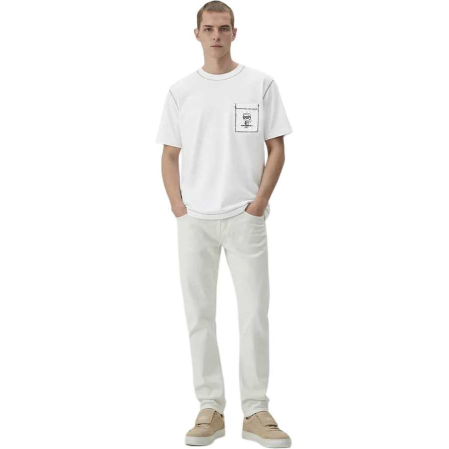 KARL LAGERFELD / Karl Lagerfeld Jeans T Shirt Men's White
