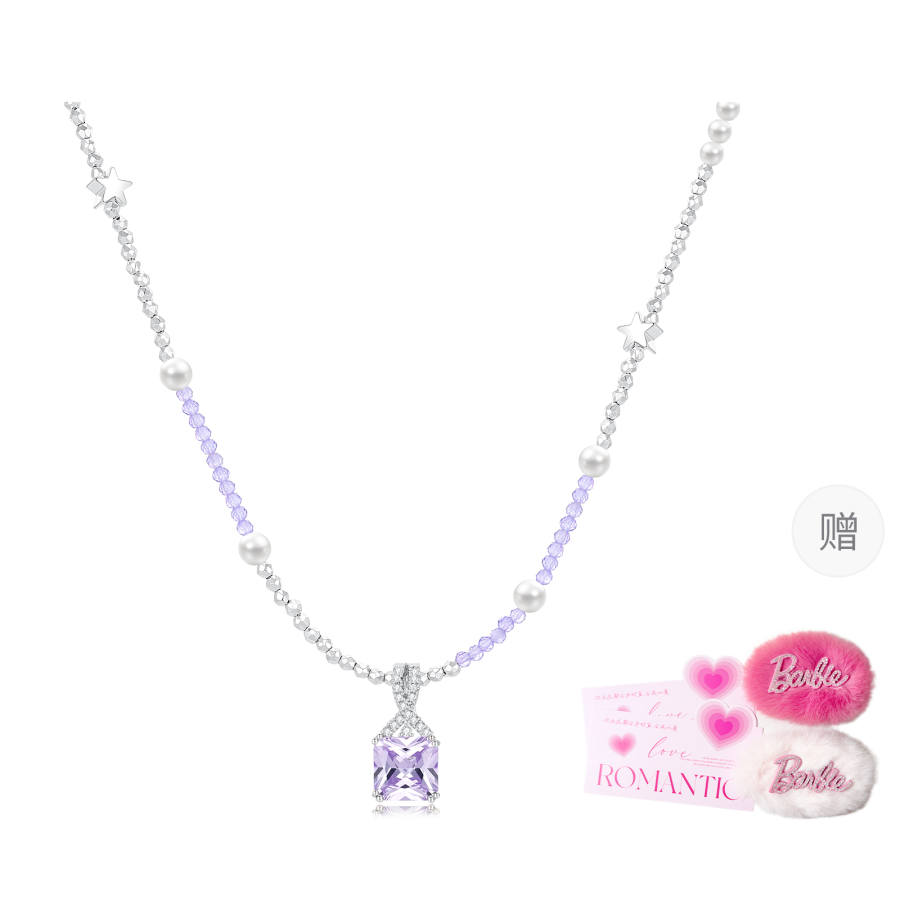 Barbie Crystal Necklaces Women's