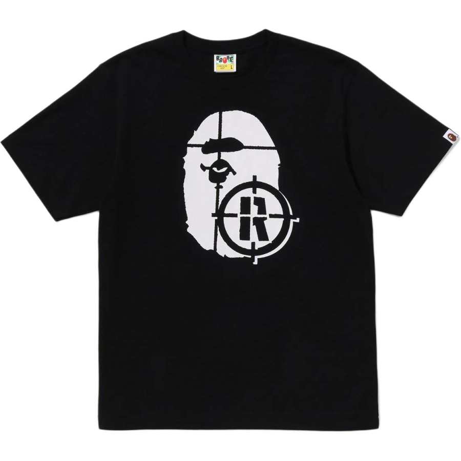 A BATHING APE T Shirts Unisex Crew Neck Moderate Straight Fit