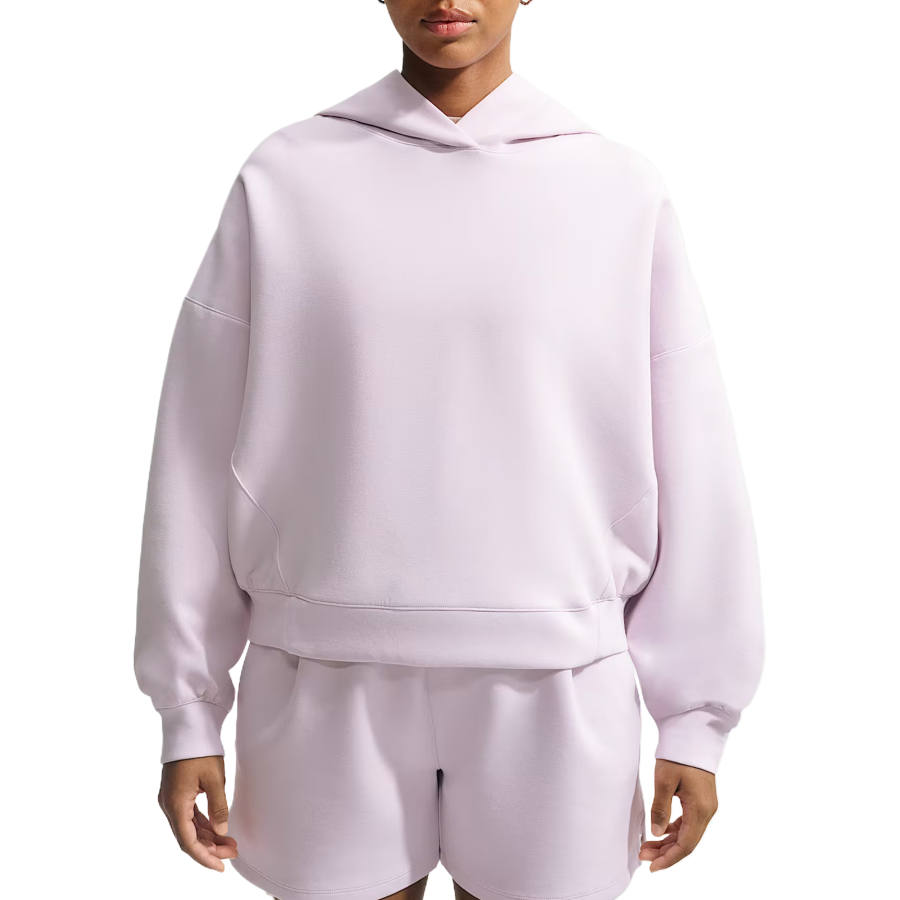 Nike Nike Sportswear Tech Fleece Sweatshirts Women's Bleached Lilac/Sail White/Platinum Purple Hooded Non Detachable Moderate