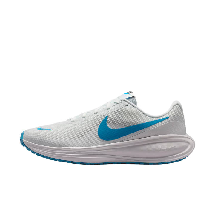 Nike Nike REVOLUTION 8 Running Shoes Men's Low Top Ecru/Light Gray/Charcoal Gray/Light Blue