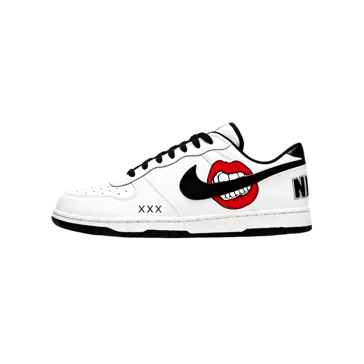 Nike Nike Big Skateboard Shoes Unisex Low Top Red, White, Black