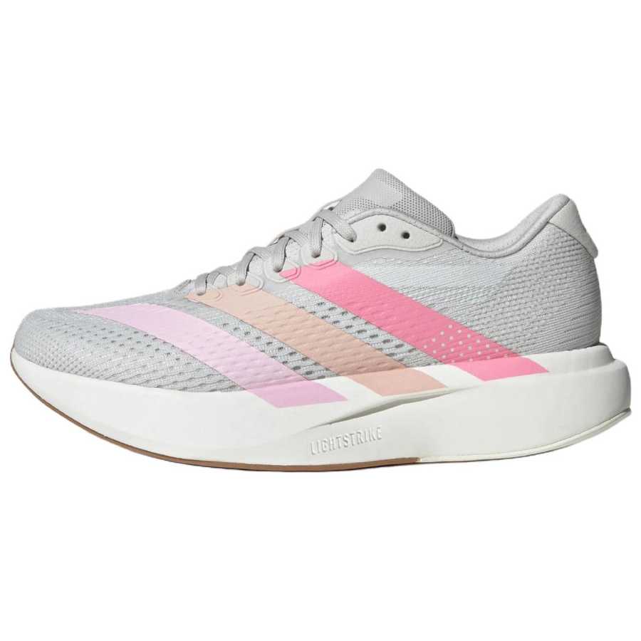 Adidas Adidas Adizero Pacer Running Shoes Women's Light Gray Pink White