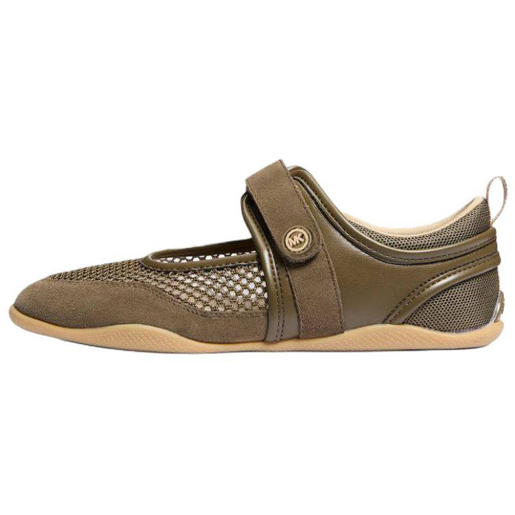 MICHAEL KORS Mary Jane Shoes Women's Olive Green